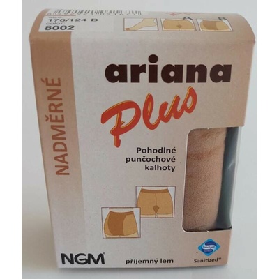 Ariana PLUS nadměrné punčochové kalhoty černá