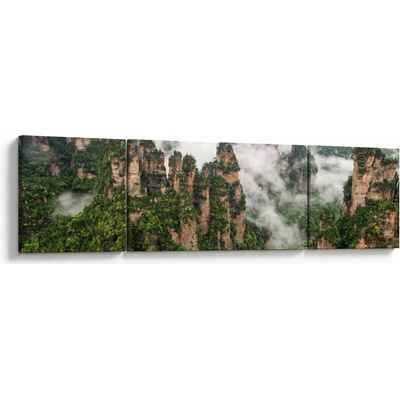 Obraz - Zhangjiajie National Park, Čína, třídílný 170x50 cm