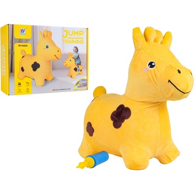RKToys Skákací žirafa s plyšovým potahem