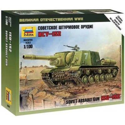 Zvezda Wargames WWII military 6207 Siviet assault gun ISU-152 32-6207 1:100