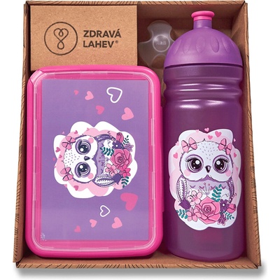 Zdravá Láhev Set 0,7 l a Zdravá sváča Sovička – Hledejceny.cz