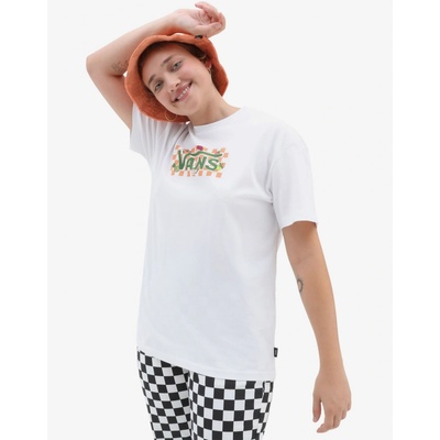 VANS FRUIT CHECKERBOARD BOX LOGO OVERSIZED WHITE