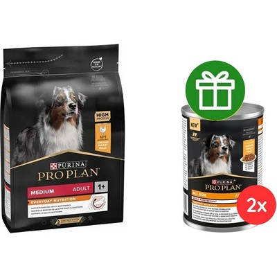 Pro Plan Medium Adult Everyday Nutrition Chicken 3 kg
