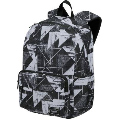 Batoh American Tourister Urban Groove Lifestyle čierny so vzorom trojuholníkov