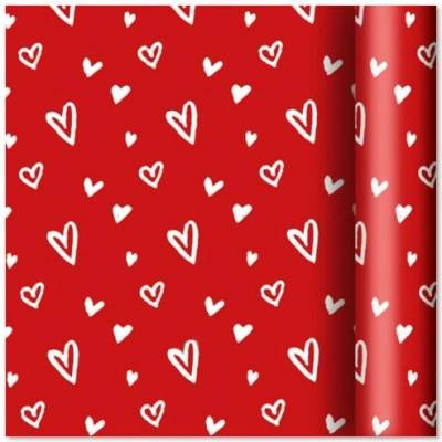 ALBI Dárkový papír - role 2 m × 70 cm - Disney Minnie s doplňky na růžové