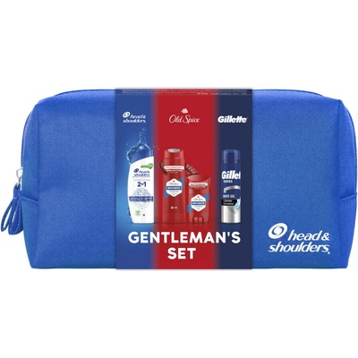 Head & Shoulders Gentleman's šampon proti lupům 2 v 1 330 ml + sprchový gel 250 ml +tuhý deodorant pro muže 50 g – Hledejceny.cz