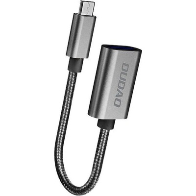 Dudao redukcia USB 2.0 na micro USB – sivá DU618363