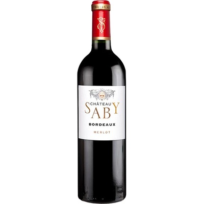 Château Saby Bordeaux Supérieur AOC 2022 13,5% 0,75 l (čistá fľaša)