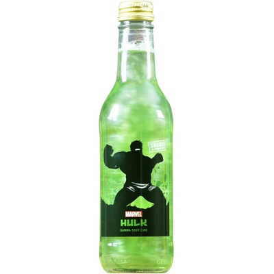 Marvel Hulk třpytivý nápoj s příchutí kyselé limetky bez cukru 330 ml