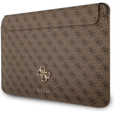 Rukáv Guess GUCS13G4GFBR 13" hnědý 4G Big Logo