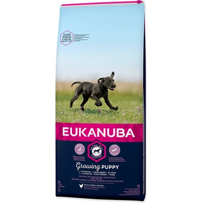 Eukanuba Puppy & Junior Large Breed 15 kg – Hledejceny.cz