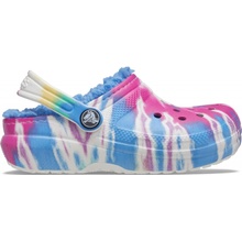 Crocs Classic Lined tie dye modrá