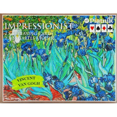 Hrací karty Piatnik 2 balíčky Van Gogh Irysy – Hledejceny.cz