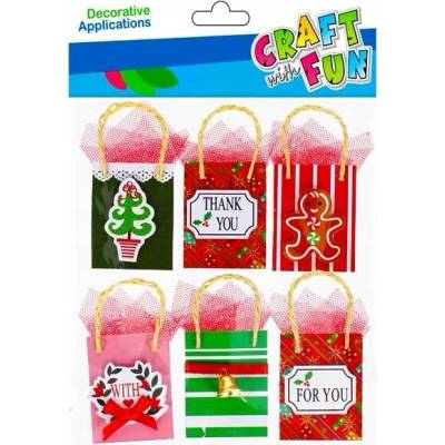 Craft with Fun Samolepiaca aplikácia Vianoce Taška