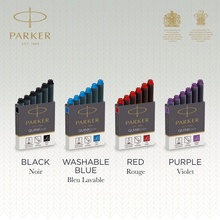 Parker 1502/0150407 inkoustové mini bombičky černé 6 ks