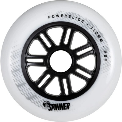 Powerslide Spinner White 110 mm 88A 3ks