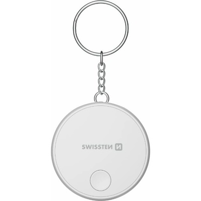Swissten Find Tag inteligentný lokátor s funkciou Apple Find My – biela