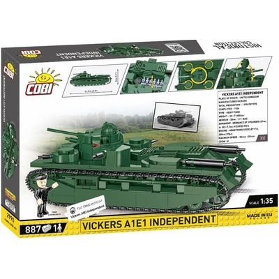 Cobi 2990 Great War Vickers A1E1 Independent, 1:35, 886 ks