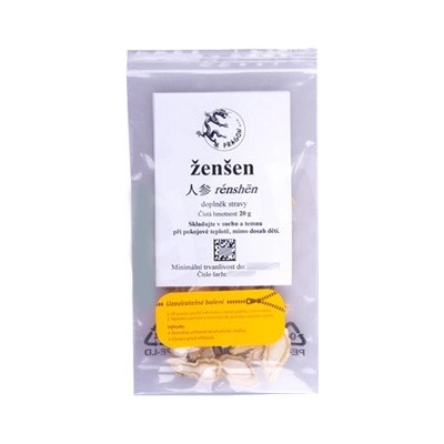 Bylinky TČM Ženšen renshen Ginseng radix 20 g
