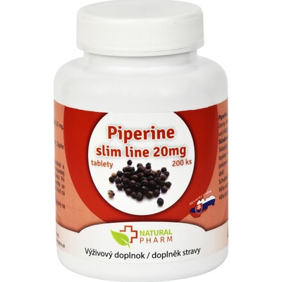 Natural Pharm Piperine slim line 10 mg 200 ks