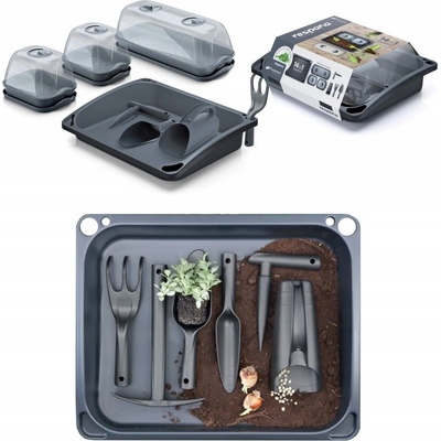 Prosperplast RESPANA TABLE TOP SEED STARTER SET Sadbovač 57,6x46x19cm antracit