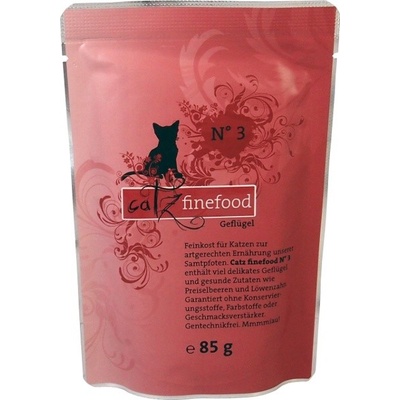 Catz finefood No.3 s hydinovým mäsom 85 g