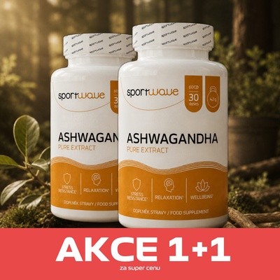 Sportwave Ashwaghanda pure extract 2 x 90 kapslí