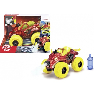 Dickie Toys Fire Monster dětský monster truck se světly, zvuky a parou 25 cm