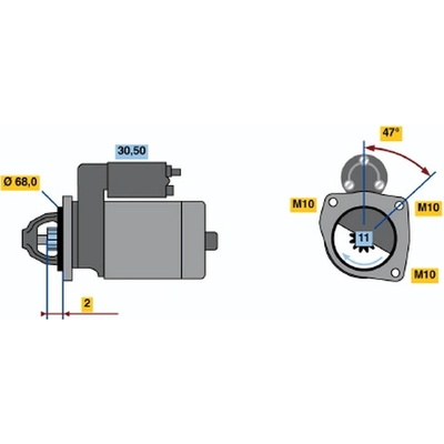 BOSCH STARTER 0 986 018 511