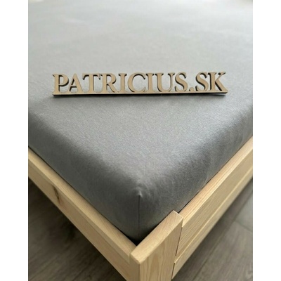 Patricius Napínacia plachta jersey svetlosivá 90x200
