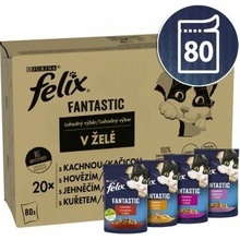 Felix Fantastic hovädzie kura kačica jahňacie v želé 80 x 85 g
