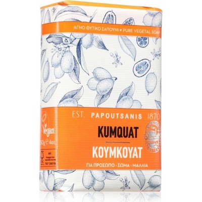 Papoutsanis tuhé mydlo Kumquat 150 g