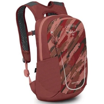 OSPREY DAYLITE JR brush strokes print red canyon