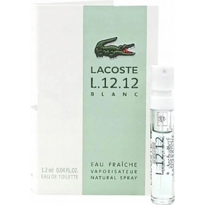 Lacoste Eau de Lacoste L.12.12 Blanc Eau Fraiche toaletná voda pánska 1,2 ml vzorka