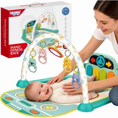 Woopie Baby interaktivní edukační podložka s pianem 10 ks zvuky