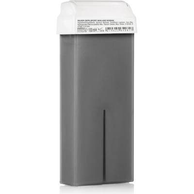 Premium Textil Silver depilační vosk s širokým roll-on aplikátorem 100 ml
