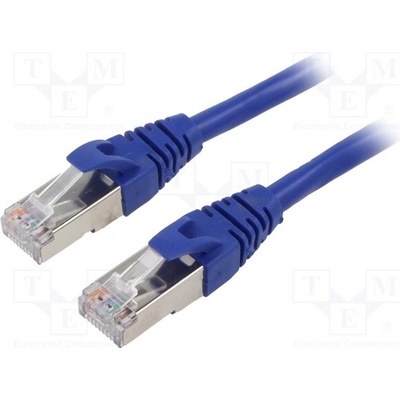 Qoltec 54539 Patch F/UTP Cat 6 RJ45 vidlice z obou stran lanko Cu 5m
