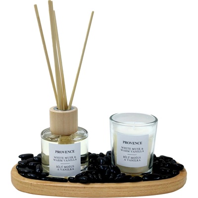 Dárková sada Musk Vanilla Provence svíčka a difuzér
