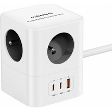 Cubenest PowerCube 4xAC PD 30W 1.5 m šedá