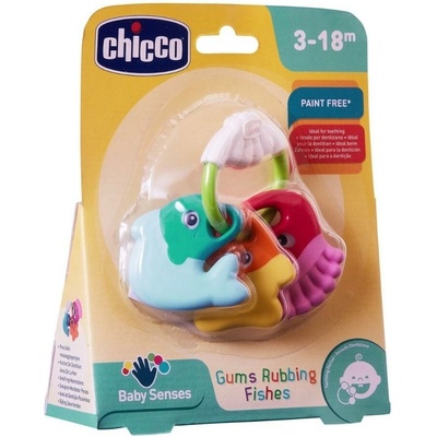 Chicco Baby Senses Kousátko a chrastítko Mořské potvůrky