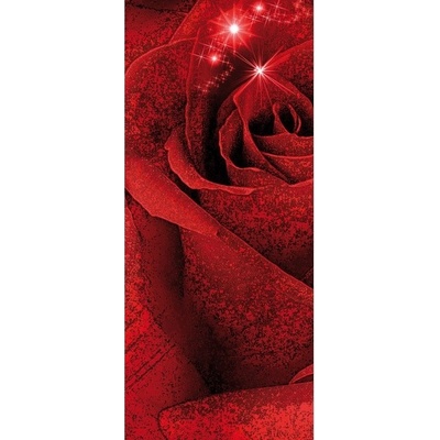 Preinterier Fototapeta - DV0171 - červená ruža Samolep. fólia - 91cm x 211cm