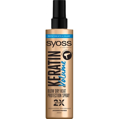 Syoss sprej ochrana pred teplom Keratin&Volume 200 ml