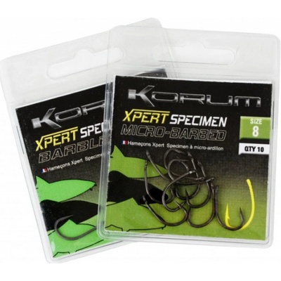 Korum Xpert Specimen Hooks Barbless vel.6 10ks