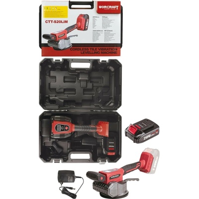Prísavka Worcraft CTT-S20LiM, ShareSYS, 20V, vibračná, na dlažbu, v kufríku