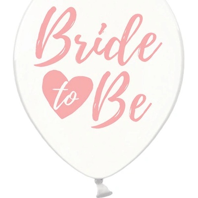 PartyDeco Balóny Bride to Be ružové 30cm