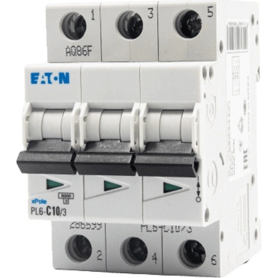 Eaton Moeller PL6-C10/3, 10A, 3P 286599