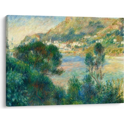 Obraz - Auguste Renoir, View of Monte Carlo from Cap Martin, reprodukcia, jednodielne 70x50 cm