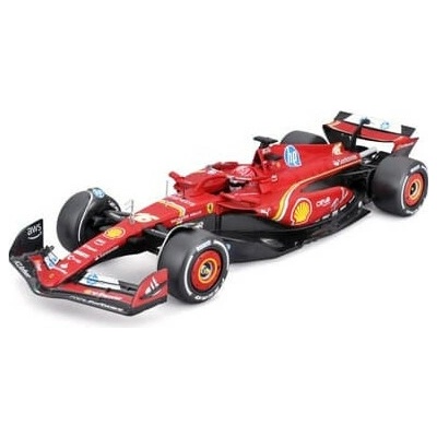 Bburago RACE F1 v dekorativním boxu Ferrari SF-24 2024) č. 16 Charles Leclerc 1:24
