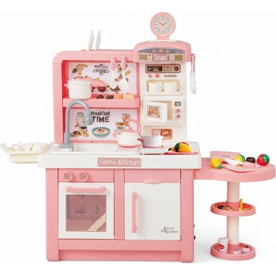 iMex Toys dětská interaktivní kuchyňka 100cm Gourmet růžová