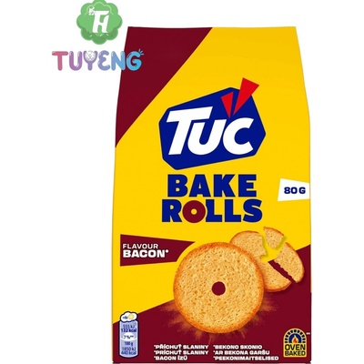 Tuc Bake Rolls příchuť Slaninová 80 g